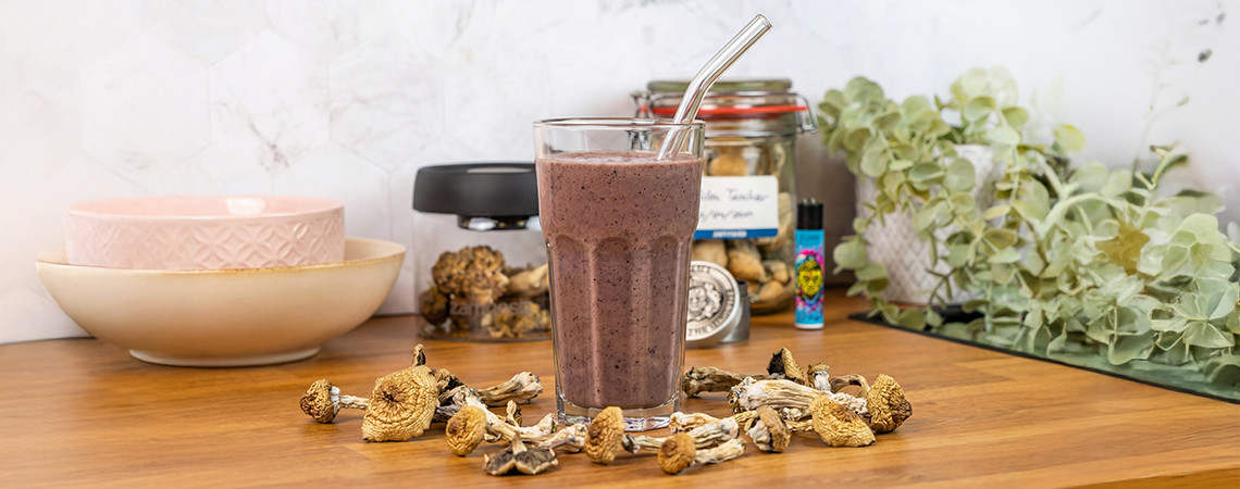 Magic mushroom smoothie